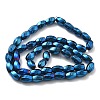Electroplated Synthetic Magnetic Hematite Beads Strands G-P545-G01-02E-2
