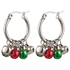 304 Stainless Steel Hoop Earrings EJEW-JE06066-2