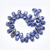 Natural Blue Spot Jasper Beads Strands G-S357-C01-06-2