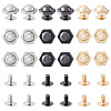 18 Sets 3 Colors Iron Screws FIND-TA0006-28A-1