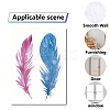 8 Sheets 8 Styles PVC Waterproof Wall Stickers DIY-WH0345-074-4