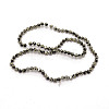 Non-magnetic Synthetic Hematite Beads Strands G-WH0018-02E-2