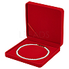 Velvet Pearl Necklace Storage Gift Boxes CON-WH0086-128A-1