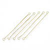 Brass Box Chain Tassel Links KK-R129-05G-1