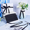 PU Leather with Polyester Ribbon WL-WH0011-01-4