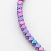 Electroplate Non-magnetic Synthetic Hematite Beads Strands G-J212C-02-1