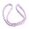 Electroplate Glass Beads Strand GLAA-G088-03-01H-3