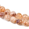 Heated Natural Citrine Beads Strands G-S362-105C-3