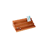 4-Tier Wood Jewelry Earring Display Card Display Risers ODIS-WH0025-179B-02-7