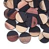 Resin & Walnut Wood Pendants RESI-S358-02B-08-1
