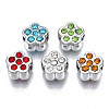 UV Plating Acrylic European Beads OACR-N010-042P-2