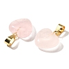 Natural Rose Quartz Pendants G-I311-A13-G-2