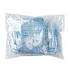 Baby Footprint Polyester Drawstring Bags ABAG-FZC0001-01A-8