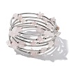 Gemstone Chip Warp Bracelets X-BJEW-JB01517-01-6