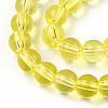 Transparent Glass Beads Strands X-GLAA-T032-T6mm-12-2