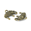 Tibetan Style Alloy Elephant Pendants TIBEP-23670-AB-FF-2