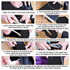 Anti Skid Rubber Shoes Bottom Heel Sole FIND-WH0165-56B-02-4