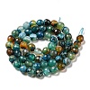 Natural Agate Beads Strands G-C082-A01-02-3