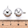 PVD Vacuum Plating Brass Bell Pendants KKB-R002-12mm-08-3