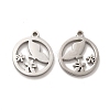 Non-Tarnish 304 Stainless Steel Charms STAS-M089-44P-1