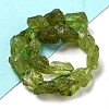 Raw Rough Natural Peridot Beads Strands G-P528-B05-02-2