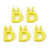 Rack Plating Spray Painted Alloy 2-Loop Link Pendants PALLOY-N176-01D-1
