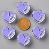 Transparent Enamel Acrylic Beads TACR-S155-004J-3