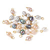 Beadthoven 30Pcs 5 Colors Natural Cultured Freshwater Pearl Pendants FIND-BT0001-24-4