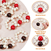 Wooden Beaded Napkin Rings AJEW-FH00004-4