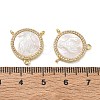 Brass Micro Pave Clear Cubic Zirconia Chandelier Component Links CU-CBA5585-03G-01-3