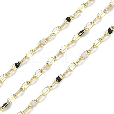 Rack Plating Brass Dapped Chains AJEW-Q153-03G-04-1