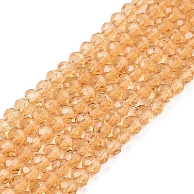 Glass Beads Strands EGLA-A044-T1mm-D23-1