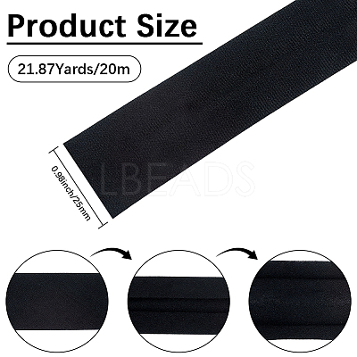 Polycotton Double Fold Bias Tape OCOR-WH20006-22B-1
