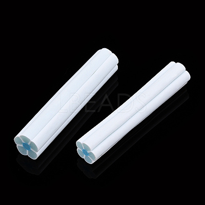 Luminous Handmade Five Petal Flower Polymer Clay Canes CLAY-T016-85A-1