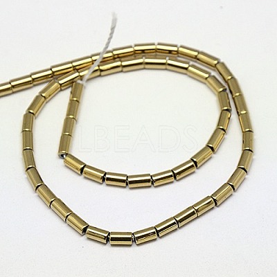 Electroplate Non-magnetic Synthetic Hematite Beads Strands G-J162-C-M-1