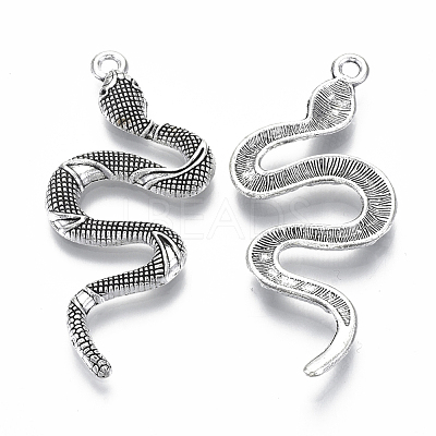Tibetan Style Alloy Big Pendants TIBEP-Q088-001AS-RS-1