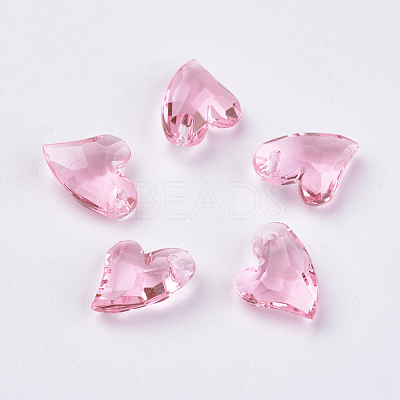 Transparent Acrylic Charms X-MACR-G055-11mm-26X-1