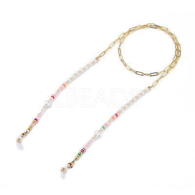 Brass Eyeglasses Chains AJEW-EH00214-03-1
