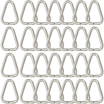 304 Stainless Steel Triangle Rings STAS-SP0001-80B-1