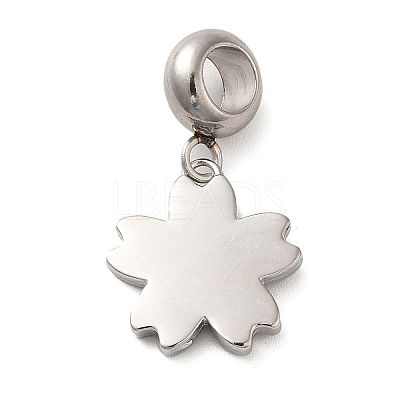 304 Stainless Steel Enamel European Dangle Charms STAS-G308-31P-01-1