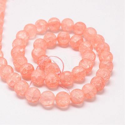 Synthetic Crackle Quartz Bead Strands CCG-K002-8mm-04-1