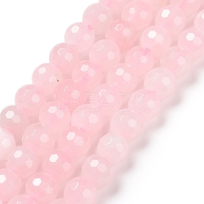 Natural Rose Quartz Beads Strands G-E571-07A-1