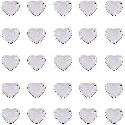 Handmade Gifts Ideas for Valentines Day 304 Stainless Steel Stamping Blank Tag Pendants STAS-PH0010-20-1