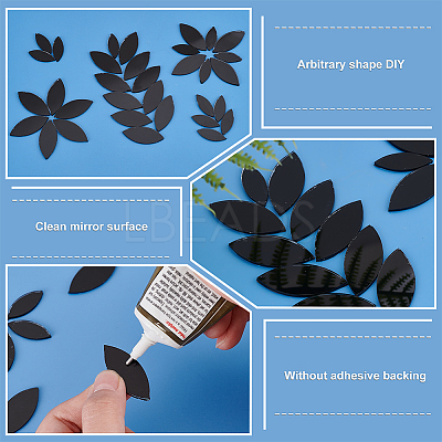 200Pcs 2 Style Glass Cabochons DIY-OC0011-92-1