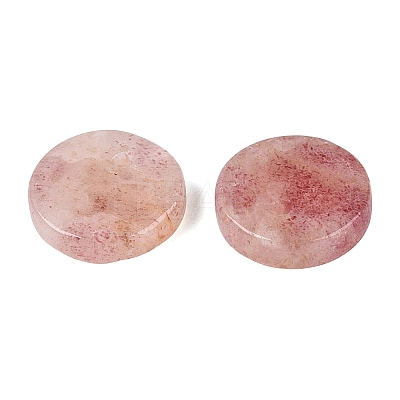 Synthetic Strawberry Quartz Pendants G-Q606-41G-1
