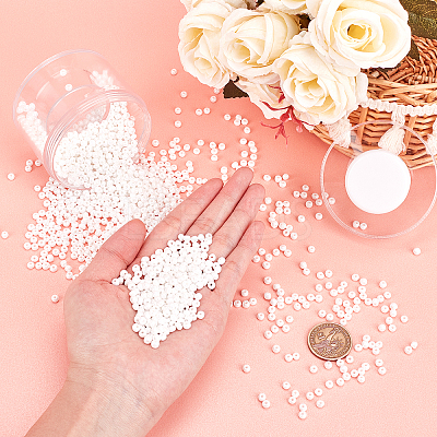 6/0 Ceylon Round Glass Seed Beads SEED-PH0009-05-1
