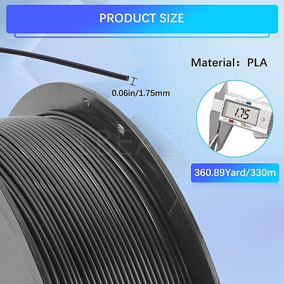 330M PLA 3D Printer Filament OCOR-WH0081-39A-1