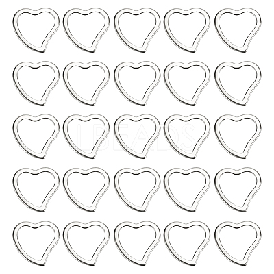 50Pcs 304 Stainless Steel Linking Ring STAS-SC0007-50-1