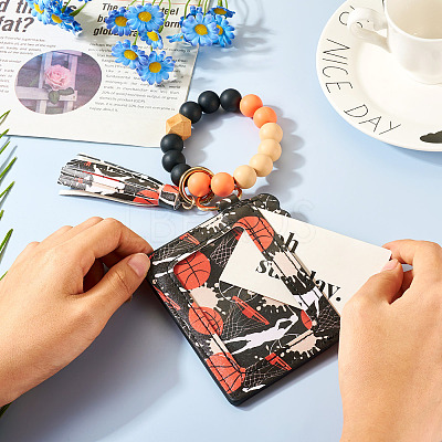 Silicone Beads Keychain KEYC-TAC00021-1