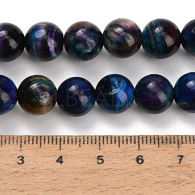 Natural Tiger Eye Beads Strands LS-G-F591-18-10mm-09-1
